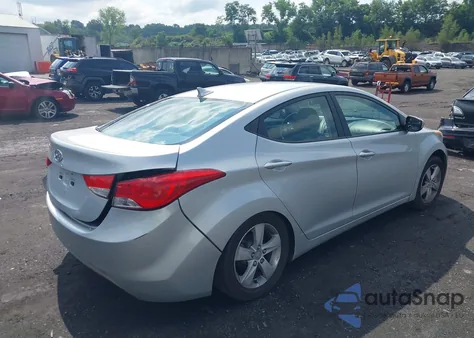 2013 Hyundai Elantra Gls from USA, damaged, VIN 5NPDH4AE0DH265487